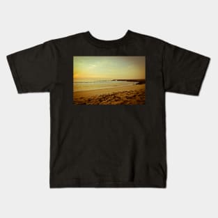 Sunset on the beach Kids T-Shirt